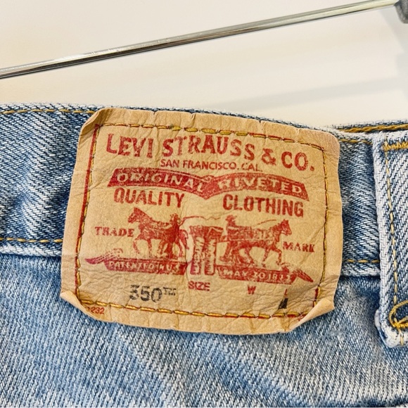 Levi’s Vintage 550 Classic Relaxed Tapered Women’s Jeans Denim Size 14 M - Picture 4 of 6